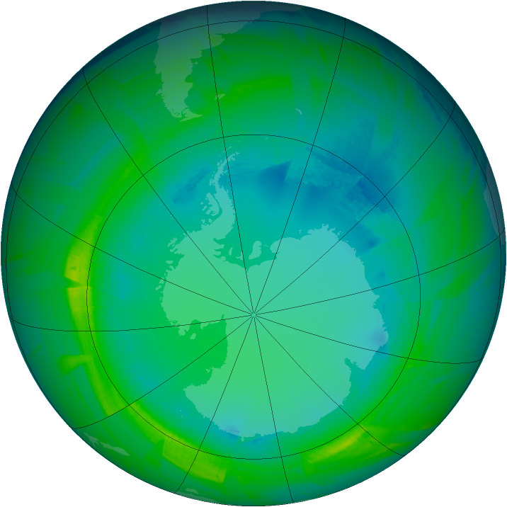 Ozone Map 2010-08-08